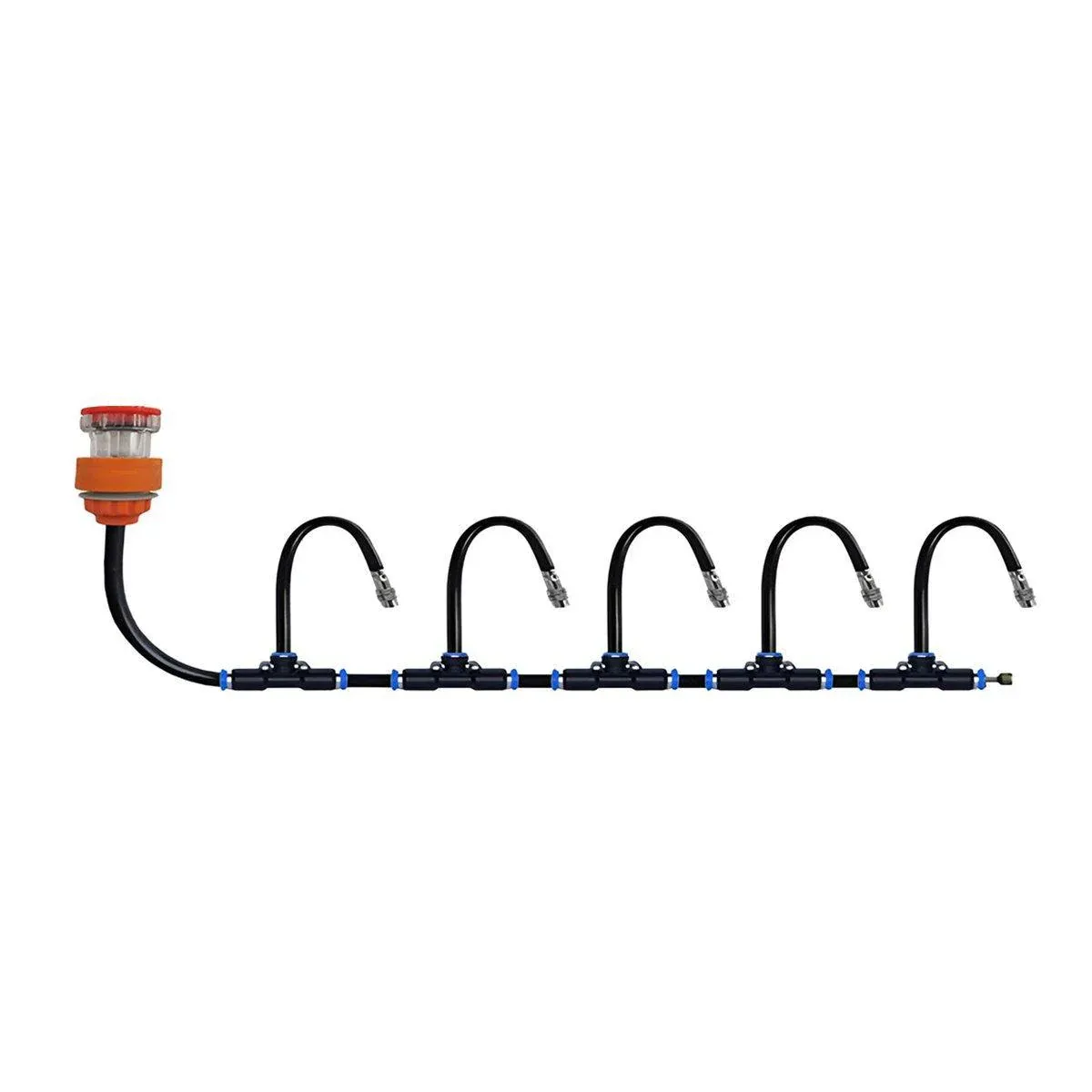 5M 10M 20M Garden Watering System Adjustable Spray Irrigation Hose Sprinkler - 20m — image 1
