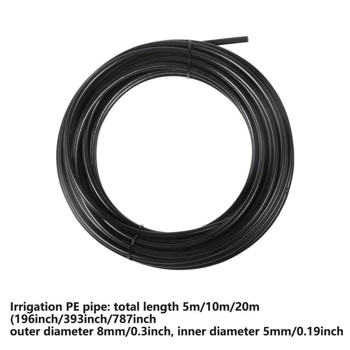 5M 10M 20M Garden Watering System Adjustable Spray Irrigation Hose Sprinkler - 20m view 3