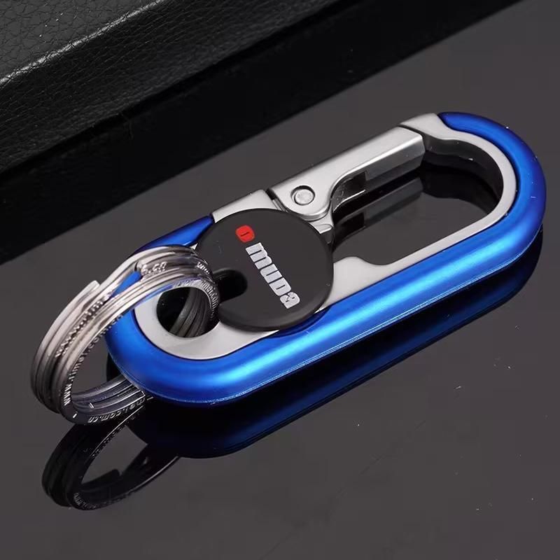 Keychains Fashion Men's Stainless Steel Ring Creative Metal Car Accessory Gift view 12