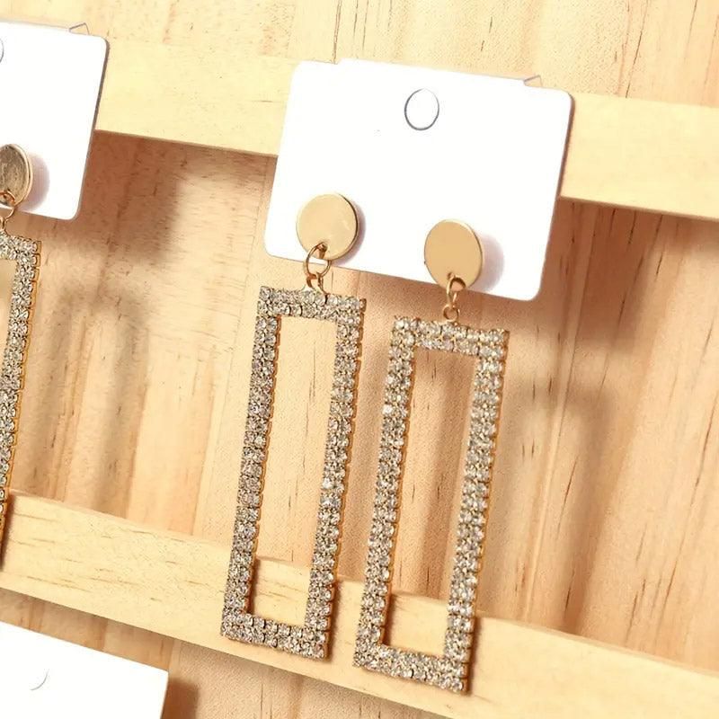 Wooden Earrings Display Rack Multi Tier Jewelry Stand Organizer Earrings view 8