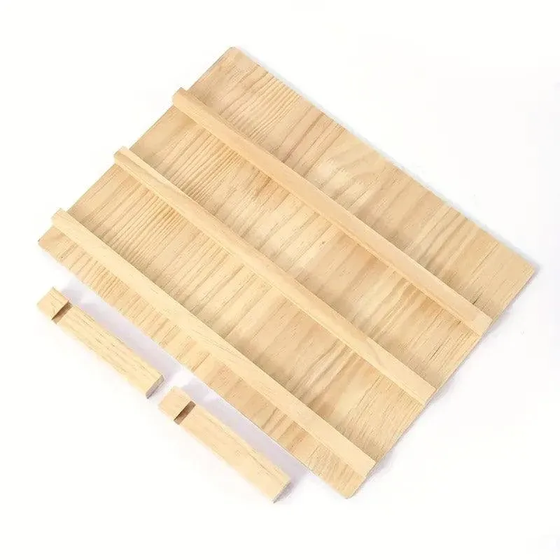 Wooden Earrings Display Rack Multi Tier Jewelry Stand Organizer Earrings view 12