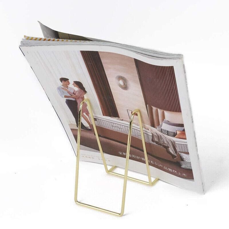 Iron Display Stand Dish Rack-Plate Bowl Picture Frame Photo Book Pedestal view 14