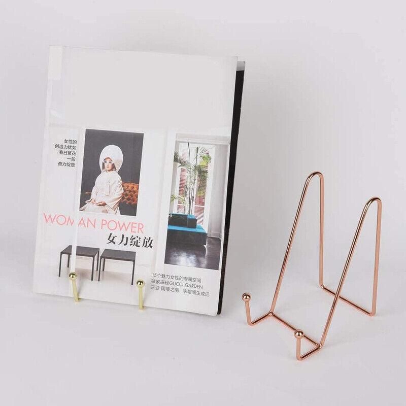 Iron Display Stand Dish Rack-Plate Bowl Picture Frame Photo Book Pedestal view 15