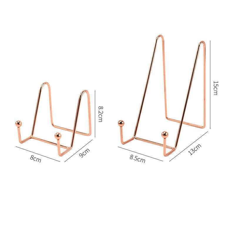 Iron Display Stand Dish Rack-Plate Bowl Picture Frame Photo Book Pedestal view 5