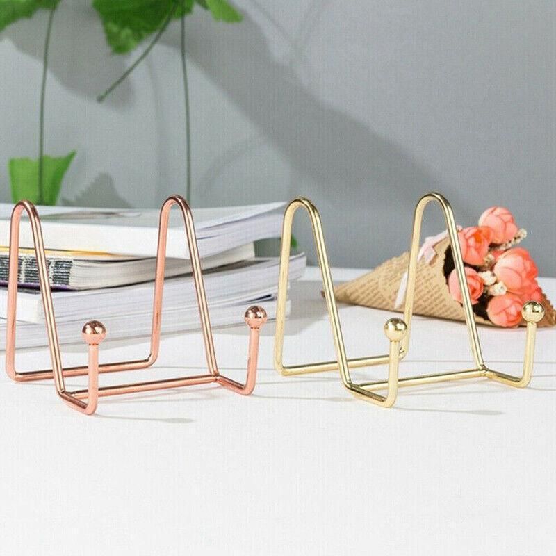 Iron Display Stand Dish Rack-Plate Bowl Picture Frame Photo Book Pedestal view 9