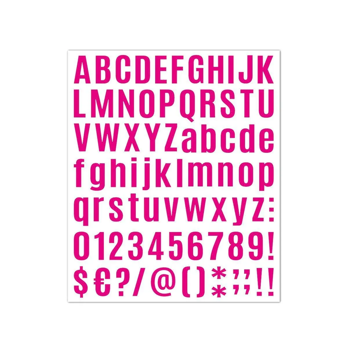 10pcs Letter Stickers Colorful DIY Scrapbooking Water Bottle Greeting Cards