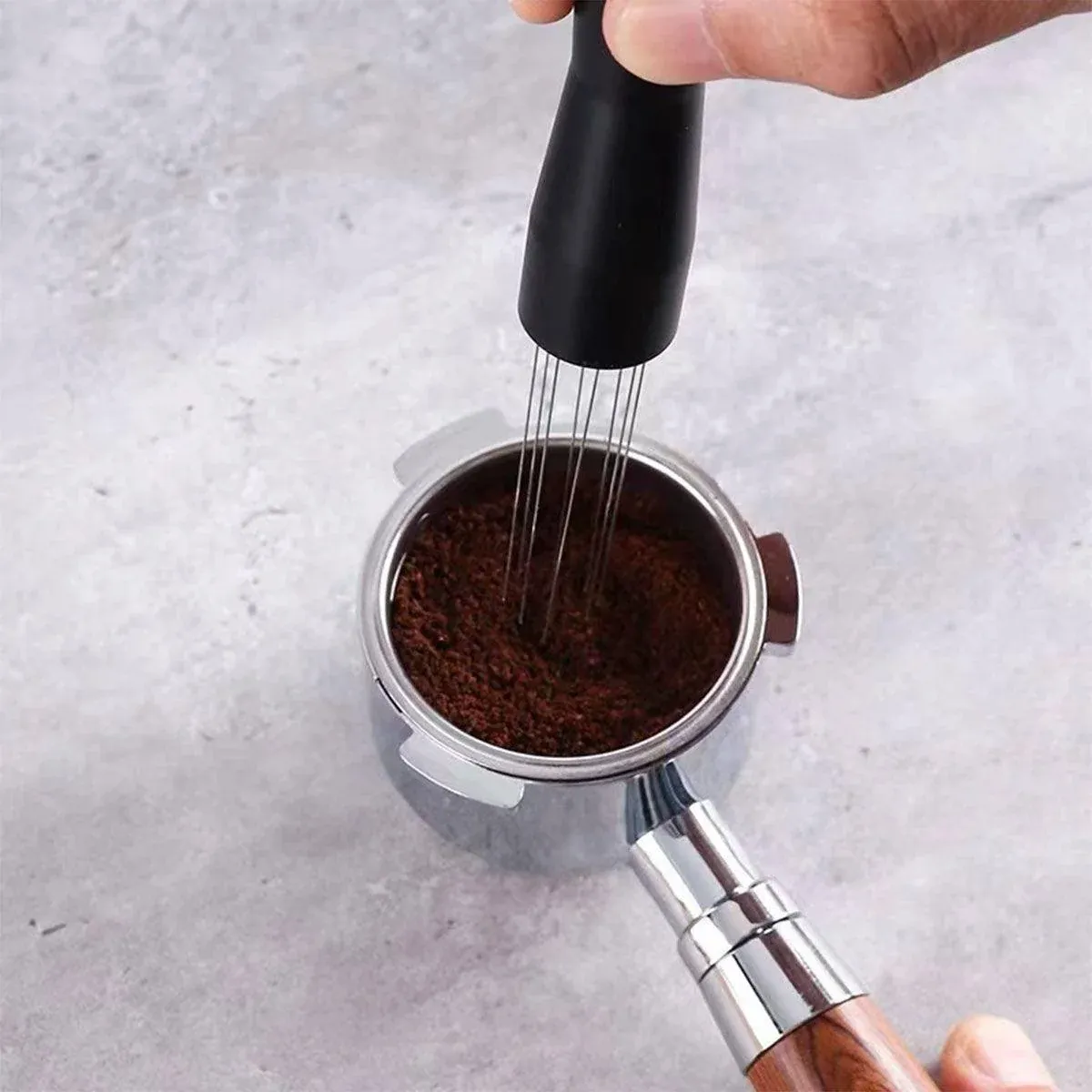 Stainless Steel Coffee Distributor Needle Espresso Stirring Tool Powder Tamper view 10