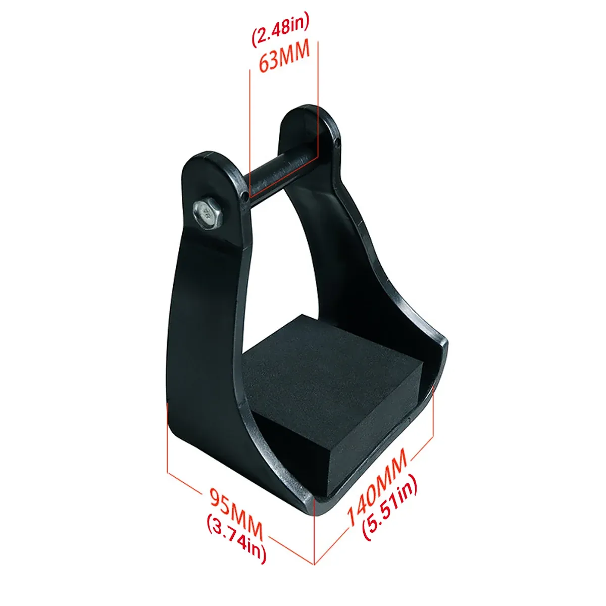 2pcs Plastic Stirrups Adjustable Horse Riding Equestrian Training Stable Riding view 3