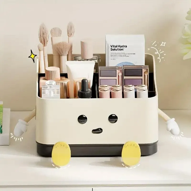 Desktop Organizer Storage Box Household Clutter Compartmentalized Container view 6