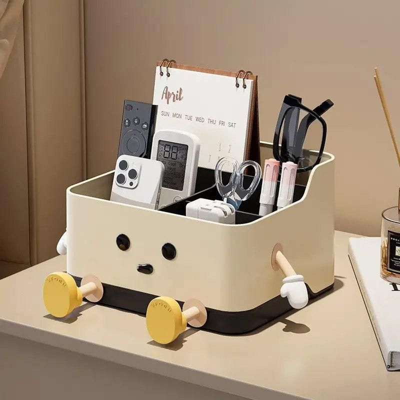 Desktop Organizer Storage Box Household Clutter Compartmentalized Container view 7