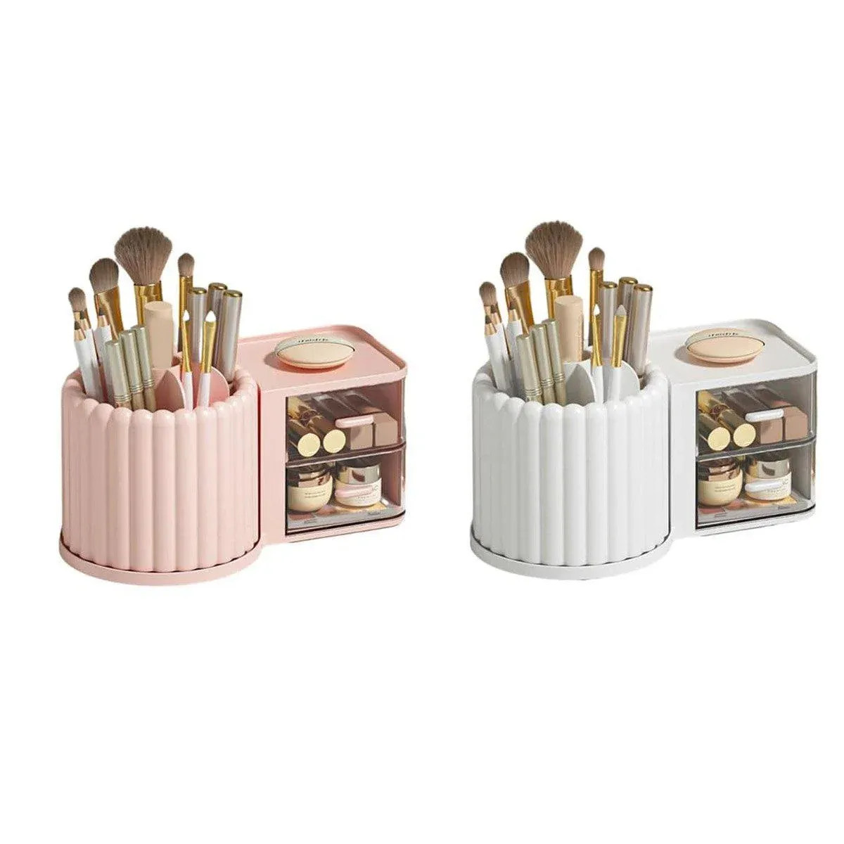 Rotating Cosmetic Pen Holder Dustproof Waterproof Storage Box Sanitary view 3