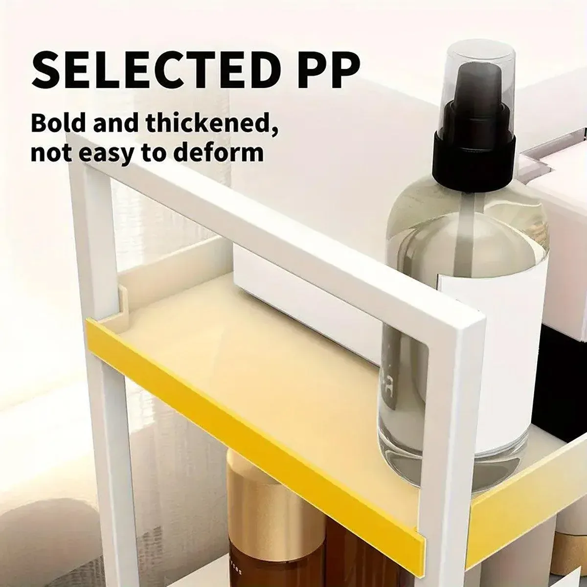 Multi-layer Cosmetic Storage Rack Desktop Organizer for Bathroom Dormitory Use view 6