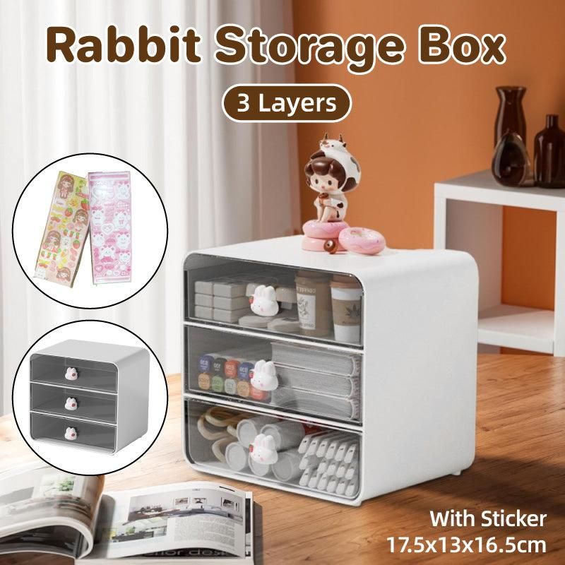 3 Tier Desktop Organizer Drawer Shelf for Office and Home Storage Supplies