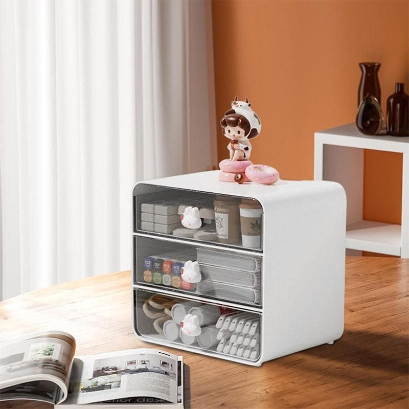 3 Tier Desktop Organizer Drawer Shelf for Office and Home Storage Supplies view 9