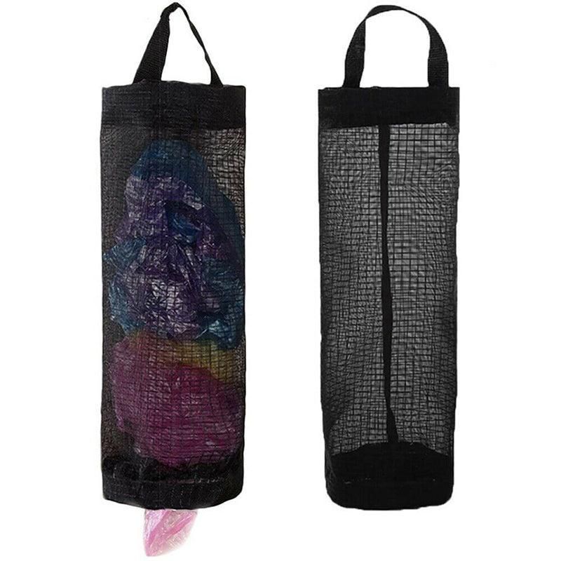 Hanging Mesh Bag Organizer Dispenser for Plastic or Trash Bags Storage Holder view 11