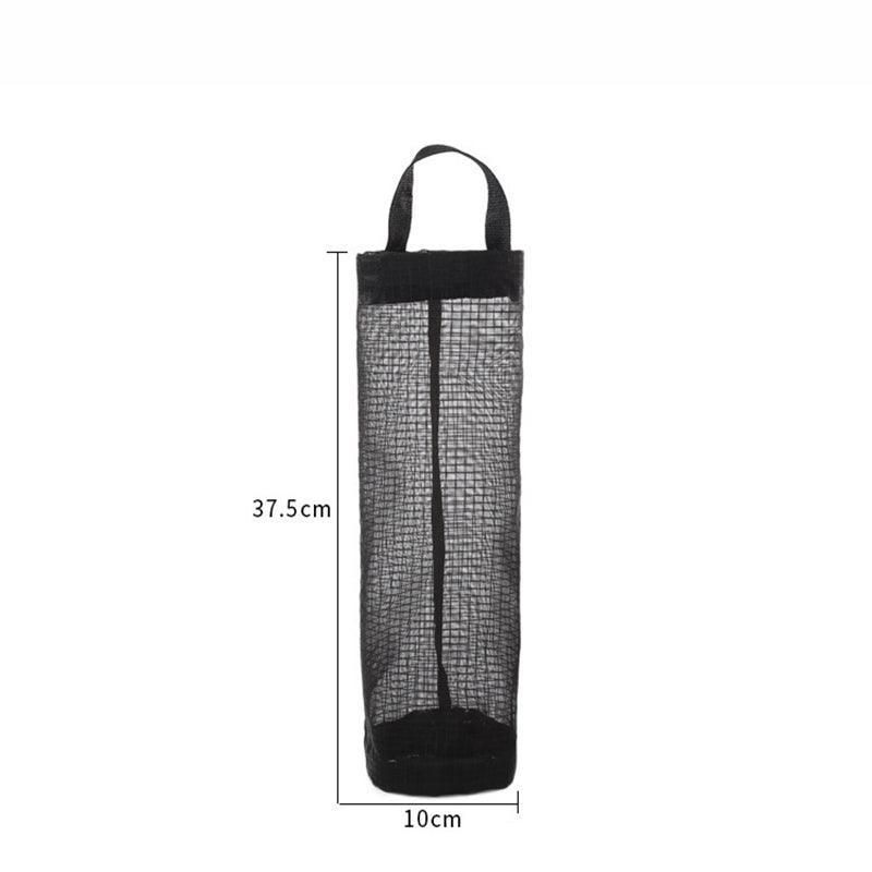 Hanging Mesh Bag Organizer Dispenser for Plastic or Trash Bags Storage Holder view 4