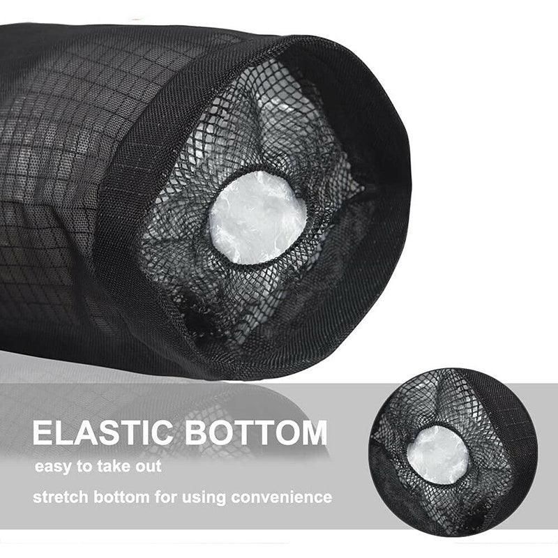 Hanging Mesh Bag Organizer Dispenser for Plastic or Trash Bags Storage Holder view 7