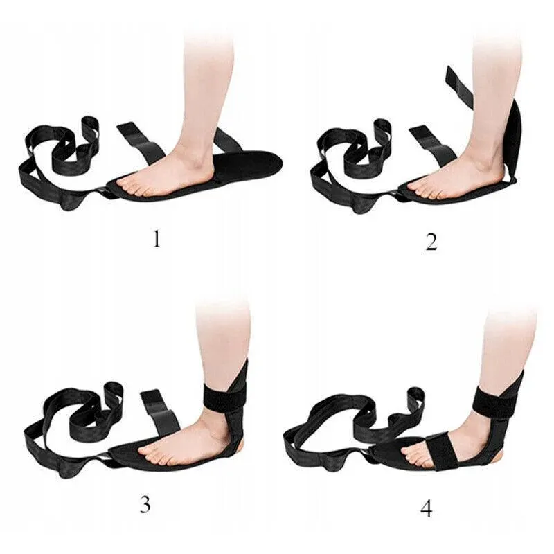 Adjustable Yoga Stretching Strap Foot Leg Trainer for Flexibility and Balance view 3