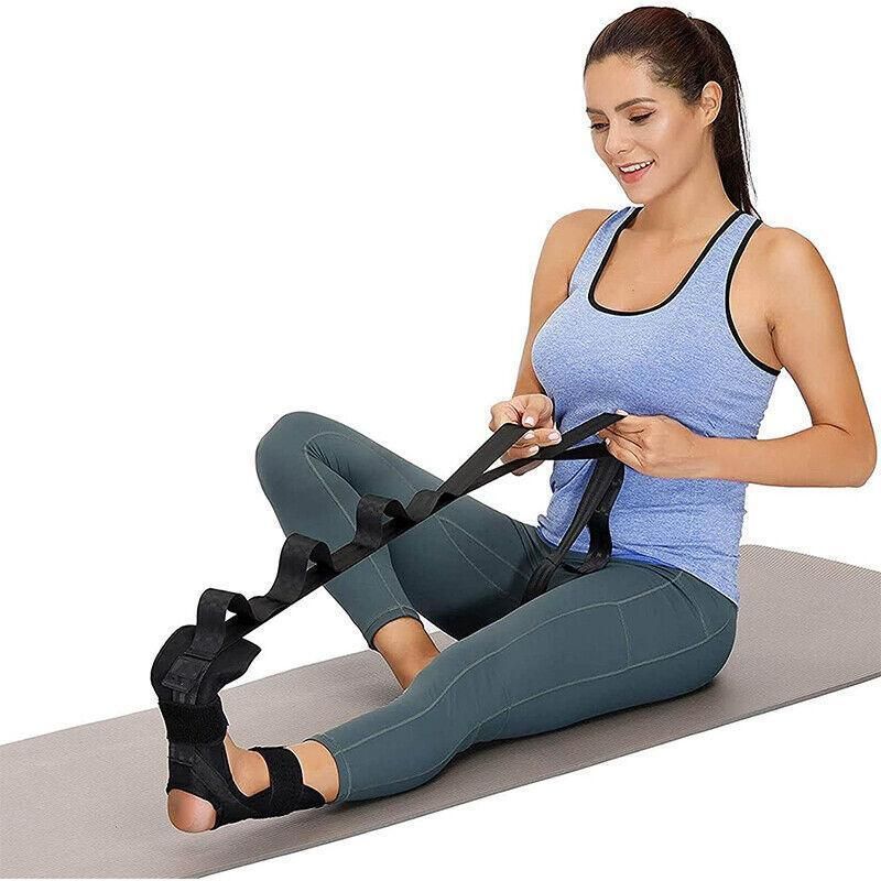 Adjustable Yoga Stretching Strap Foot Leg Trainer for Flexibility and Balance view 5