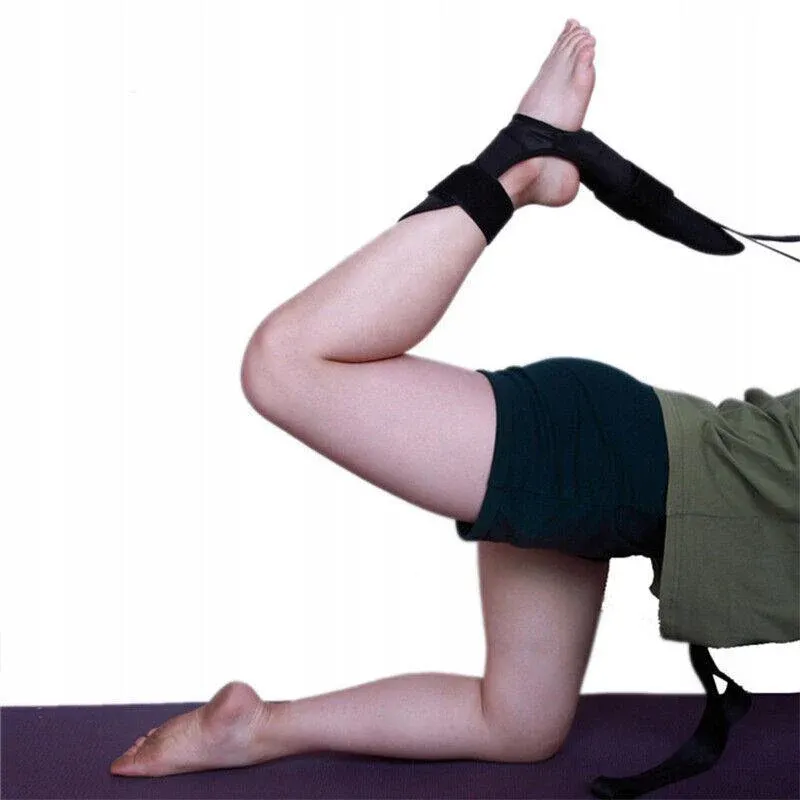 Adjustable Yoga Stretching Strap Foot Leg Trainer for Flexibility and Balance view 10
