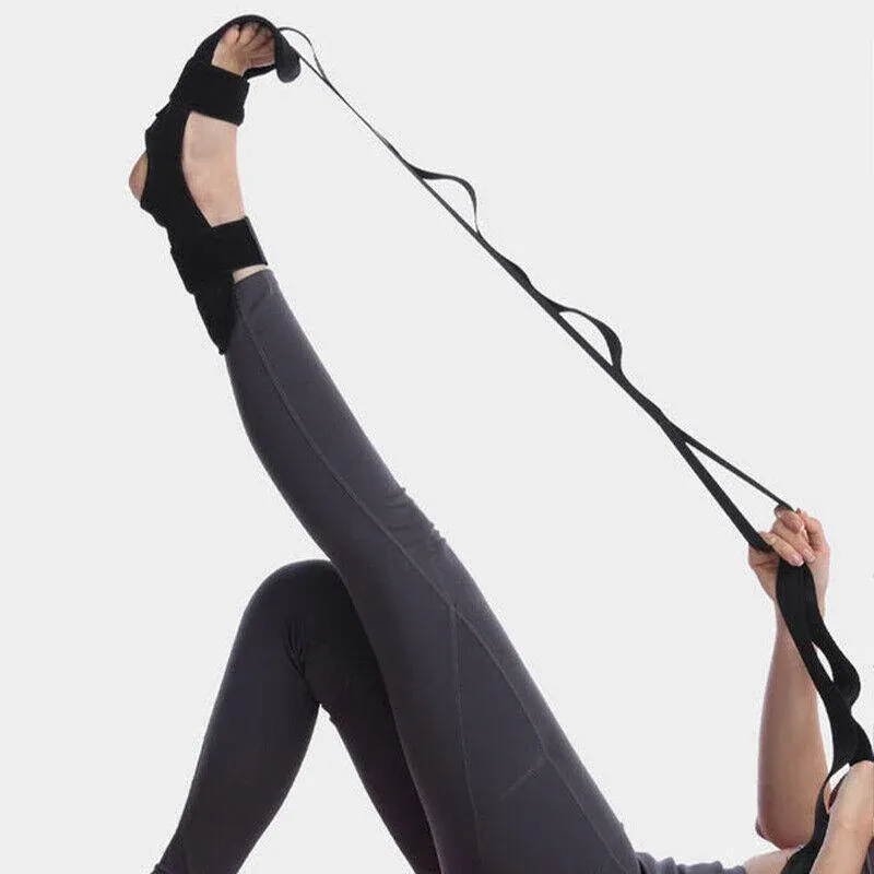 Adjustable Yoga Stretching Strap Foot Leg Trainer for Flexibility and Balance view 11
