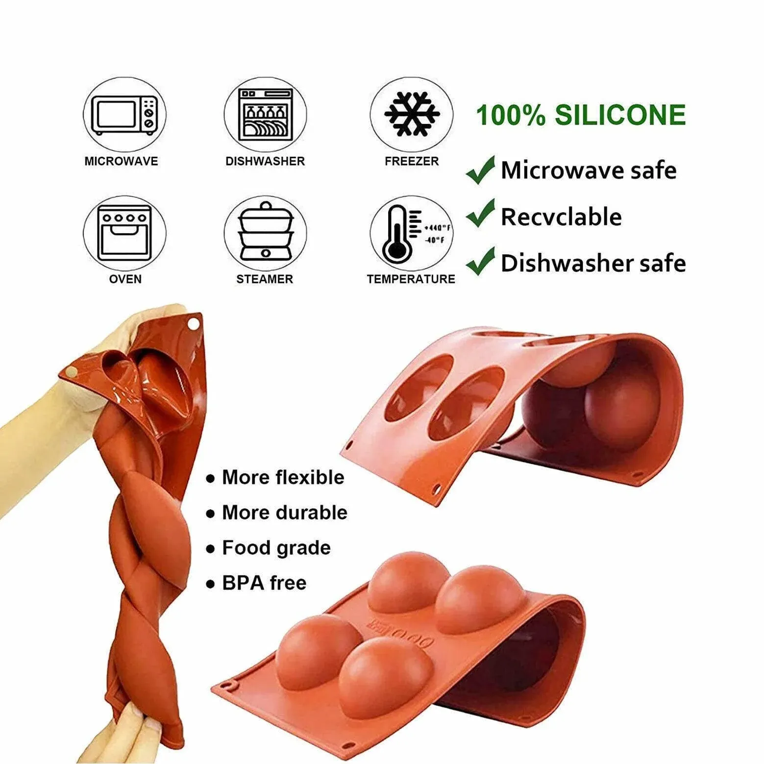 Soap Mold Cake Mould Kitchen Accessories Kitchenware Silicone Gel Baking Tools view 10