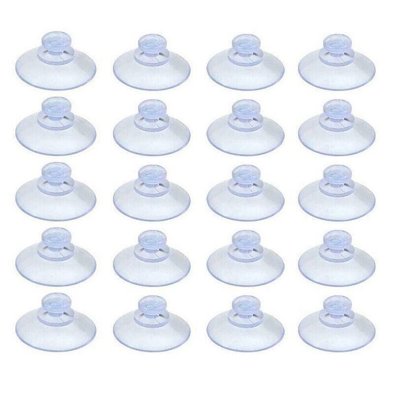 20Pcs 20/40Mm Suction Cups Caps Suckers Aquarium Fish Tank Glass Hanger Pads view 3