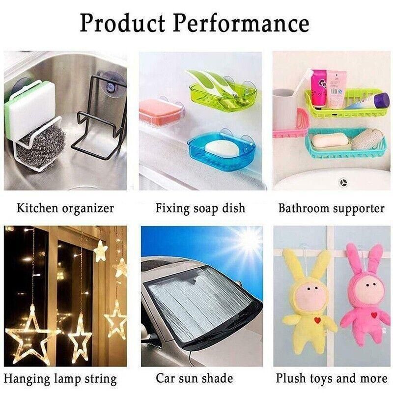 20Pcs 20/40Mm Suction Cups Caps Suckers Aquarium Fish Tank Glass Hanger Pads view 12