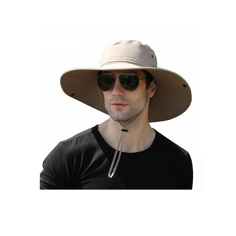 Outdoor Uv Protection Sun Hat Wide Brim Cap Quick-Drying Hat For Fishing — image 1