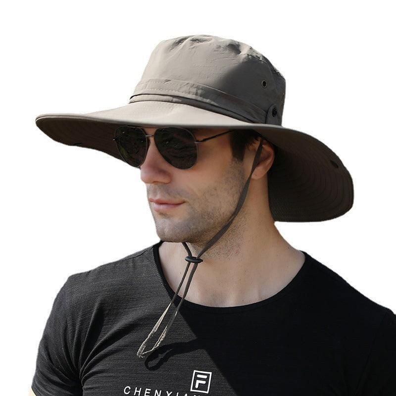 Outdoor Uv Protection Sun Hat Wide Brim Cap Quick-Drying Hat For Fishing view 5