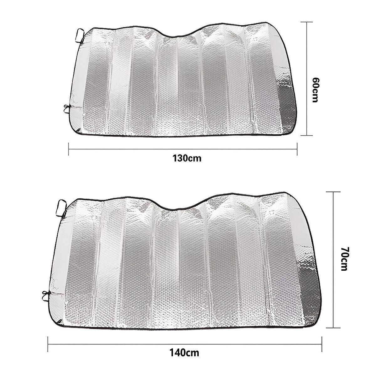 Car Windscreen Sun Shade Heat Reflective Windshield Front Rear Window Uv Block view 8