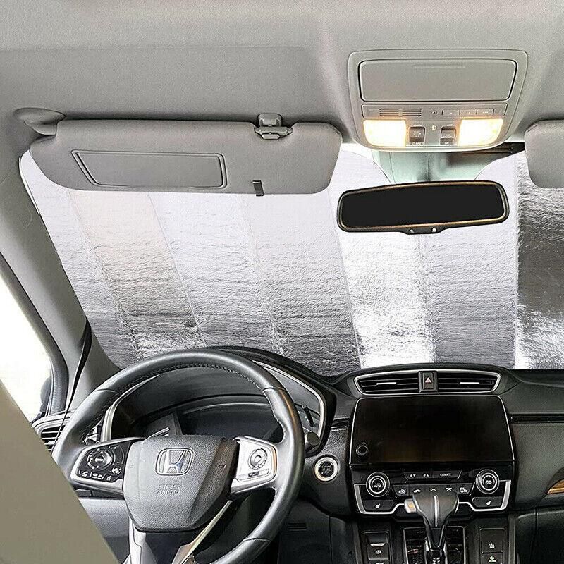 Car Windscreen Sun Shade Heat Reflective Windshield Front Rear Window Uv Block view 13