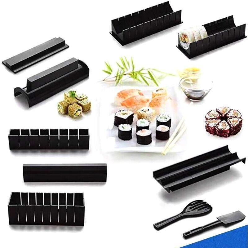 13Pcs Diy Sushi Maker Making Kit Rice Roller Mold Set For Beginners Kitchen Tool view 5
