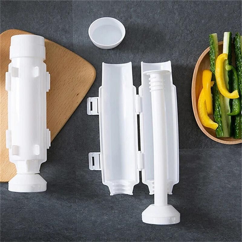 Sushi Roller Maker Tool with Tube Plunger DIY Bazooka Rice Mold for Home Kitchen view 7