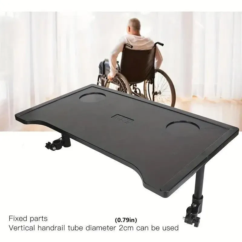 Plastic Dining Table for Wheelchair with Dining Board for Elderly Mobility Use view 4