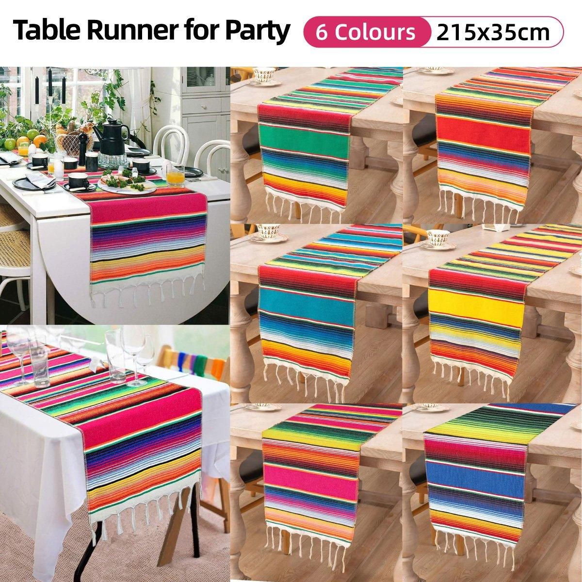 Woven Blanket Tassel Party Tablecloth Home Decoration Table Flags Cover Cloth view 2