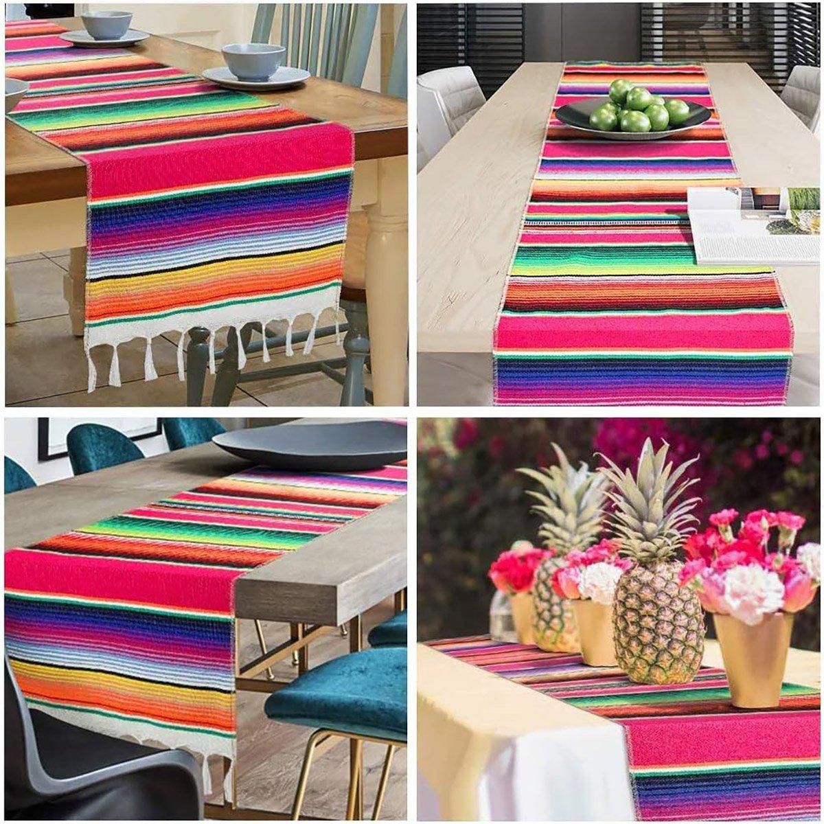 Woven Blanket Tassel Party Tablecloth Home Decoration Table Flags Cover Cloth view 5