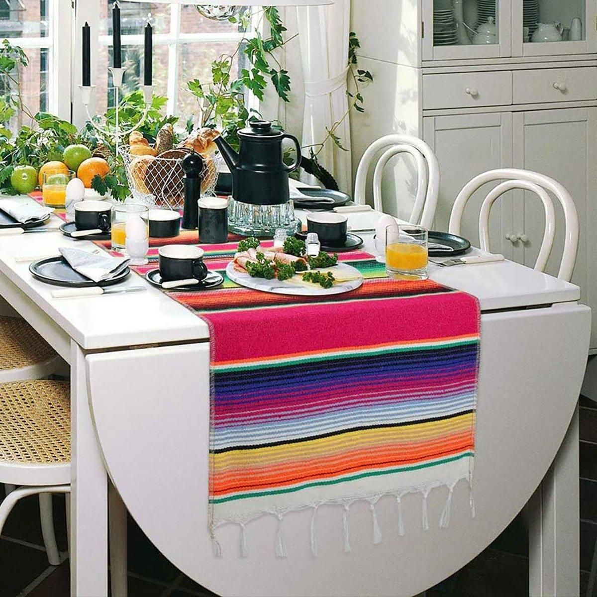 Woven Blanket Tassel Party Tablecloth Home Decoration Table Flags Cover Cloth view 6