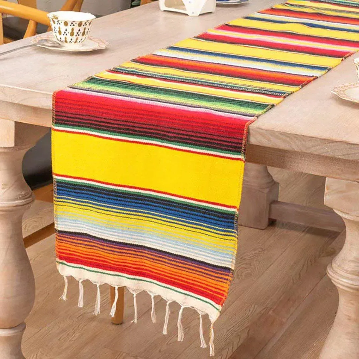 Woven Blanket Tassel Party Tablecloth Home Decoration Table Flags Cover Cloth view 7