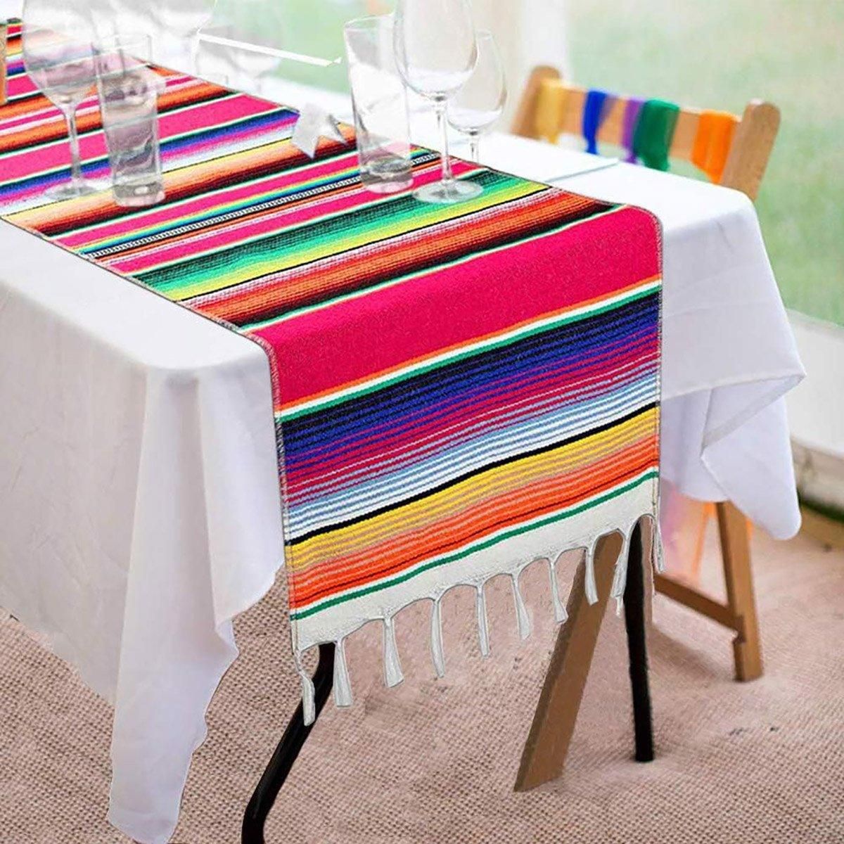 Woven Blanket Tassel Party Tablecloth Home Decoration Table Flags Cover Cloth view 9
