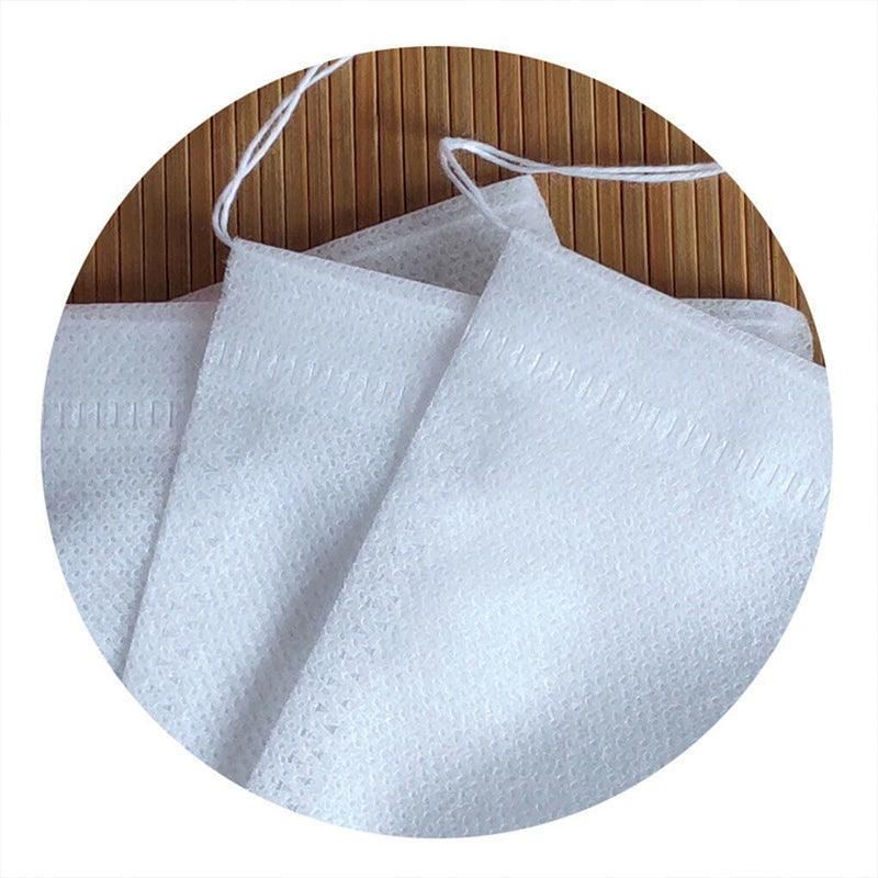 50PCS Empty Tea Filter Bags Drawstring Disposable Herb Spice Soup Pouches - 5x7cm view 9