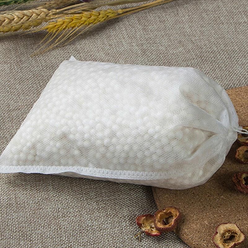 50PCS Empty Tea Filter Bags Drawstring Disposable Herb Spice Soup Pouches - 5x7cm view 11