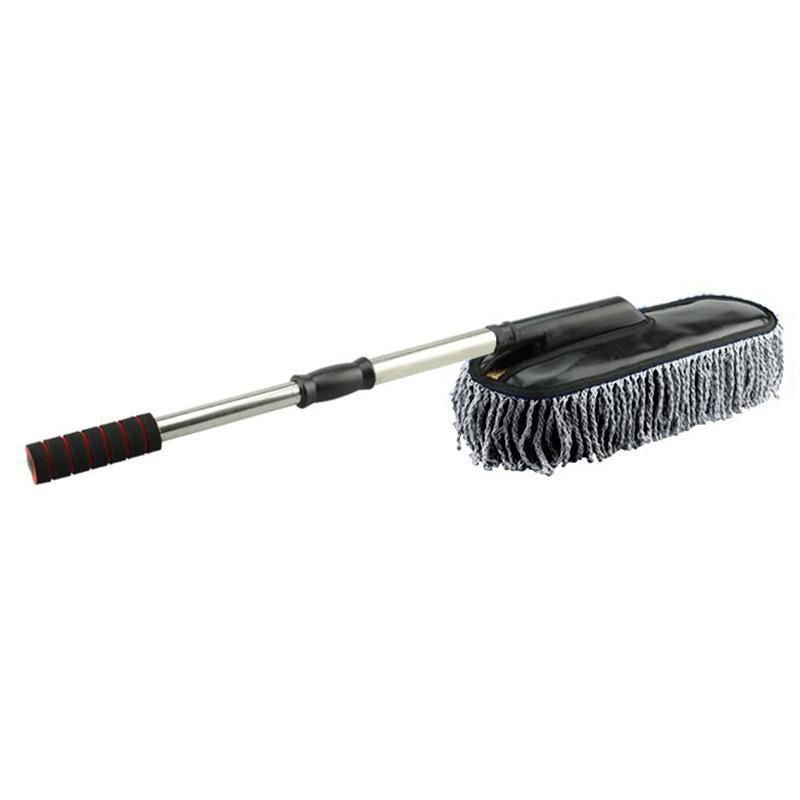 Car Wash Duster Brush Microfiber Telescopic Cleaning Tool for Vehicle Detailing view 9