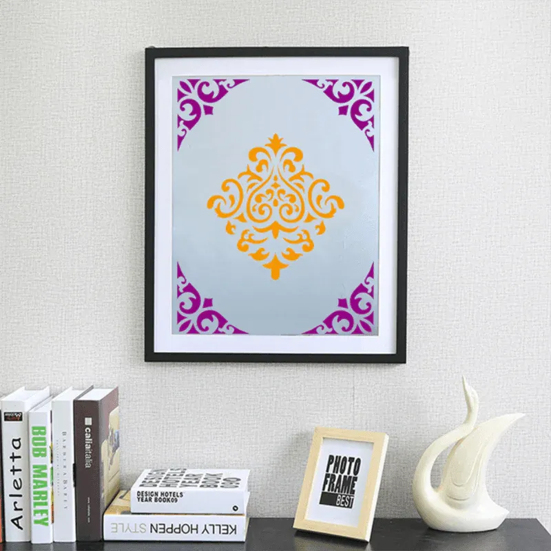 16 Pack Mandala Painting Stencils Drawing Dot Templates For Floor Wall DIY Decor view 3