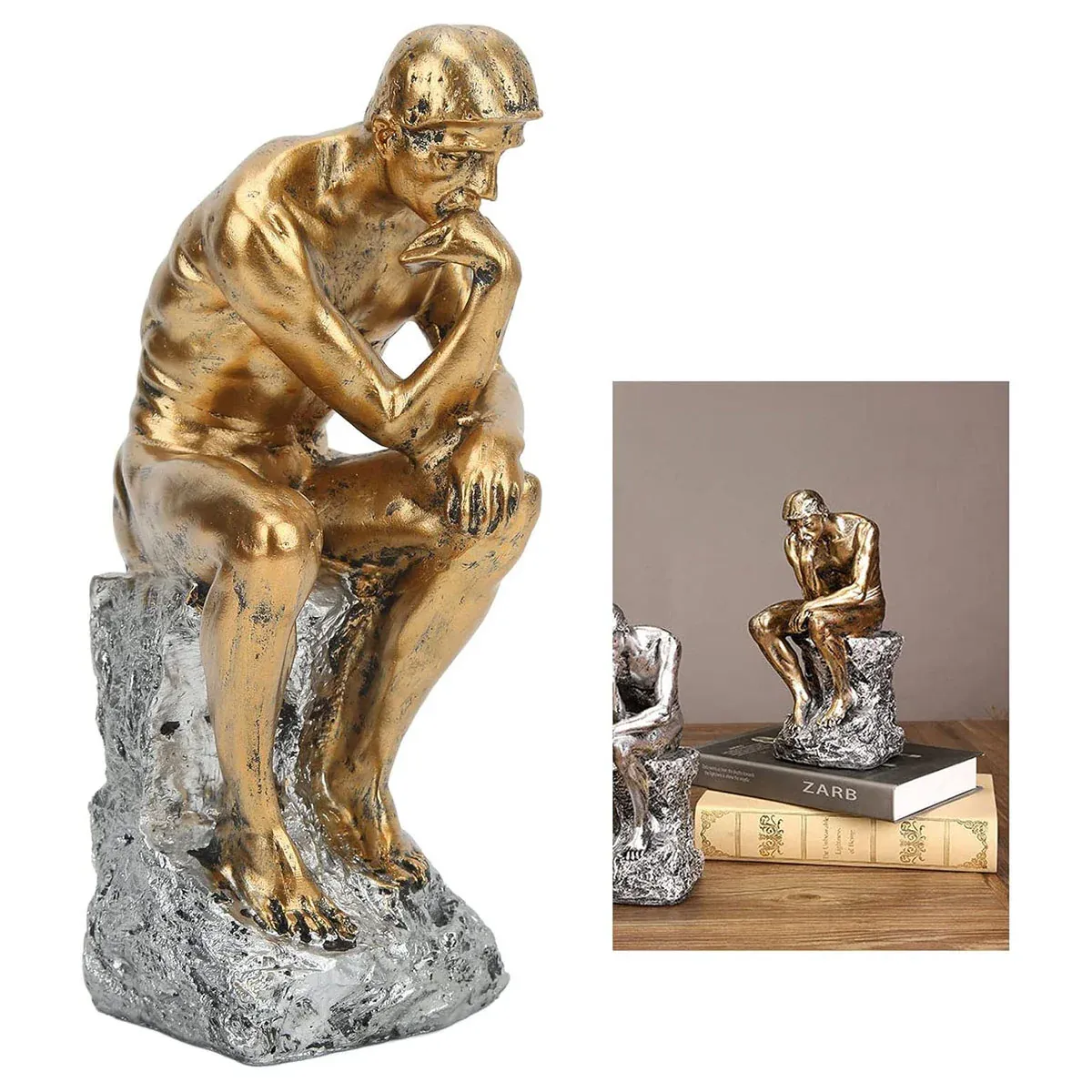 Resin Sculpture Home Decor Ornament Tabletop Figurine Modern Decorative Statue view 9