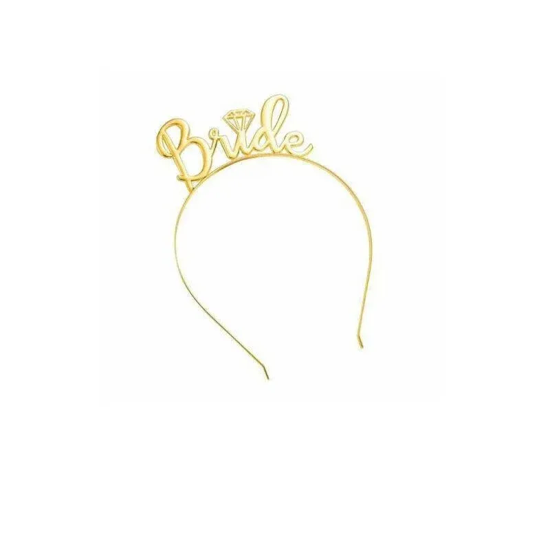 Bride To Be Hen Veil Sash Tiara Hens Night Bridal Shower Kitchen Tea