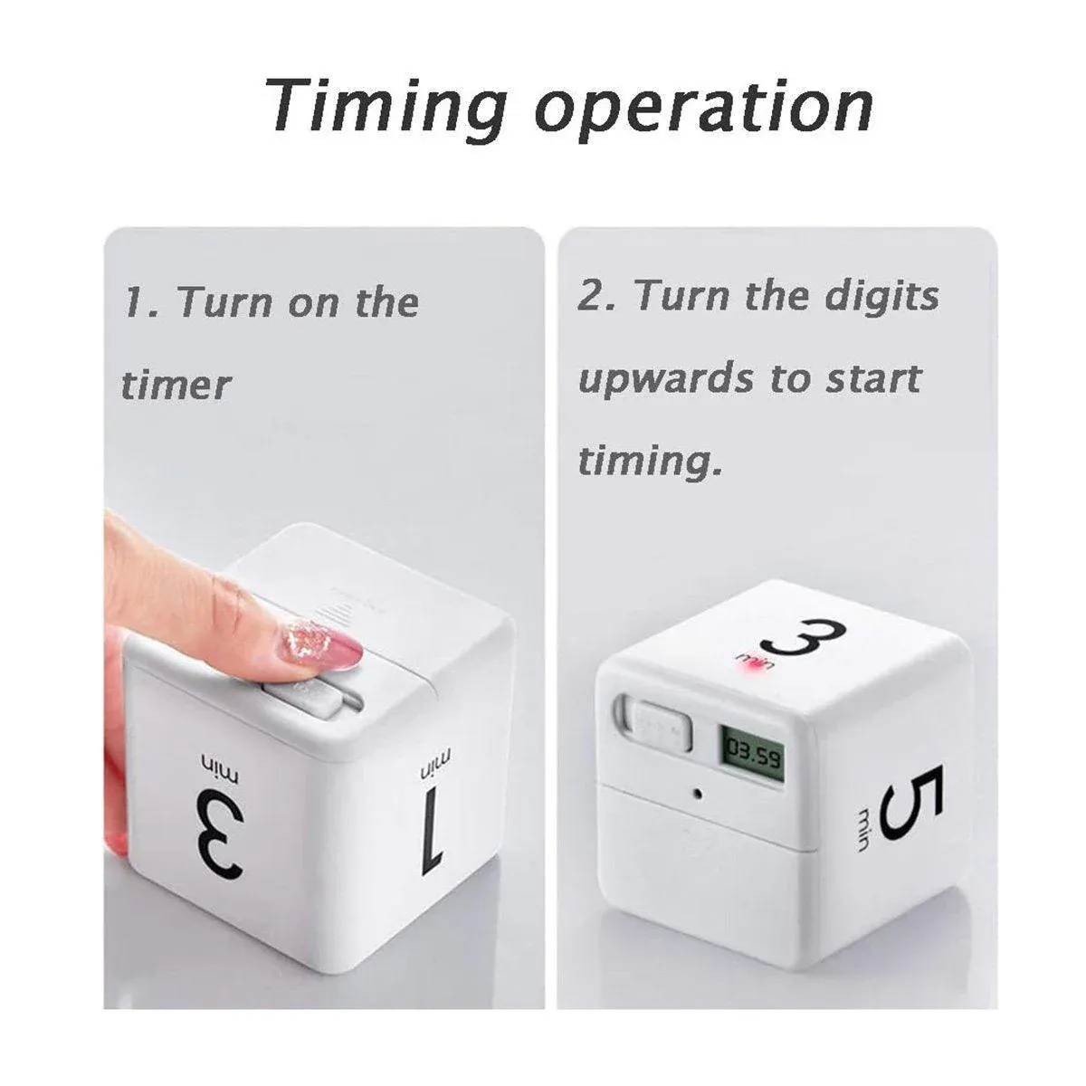 Cubic Timer for Students Time Management Study Exercise Reminder Tool view 8