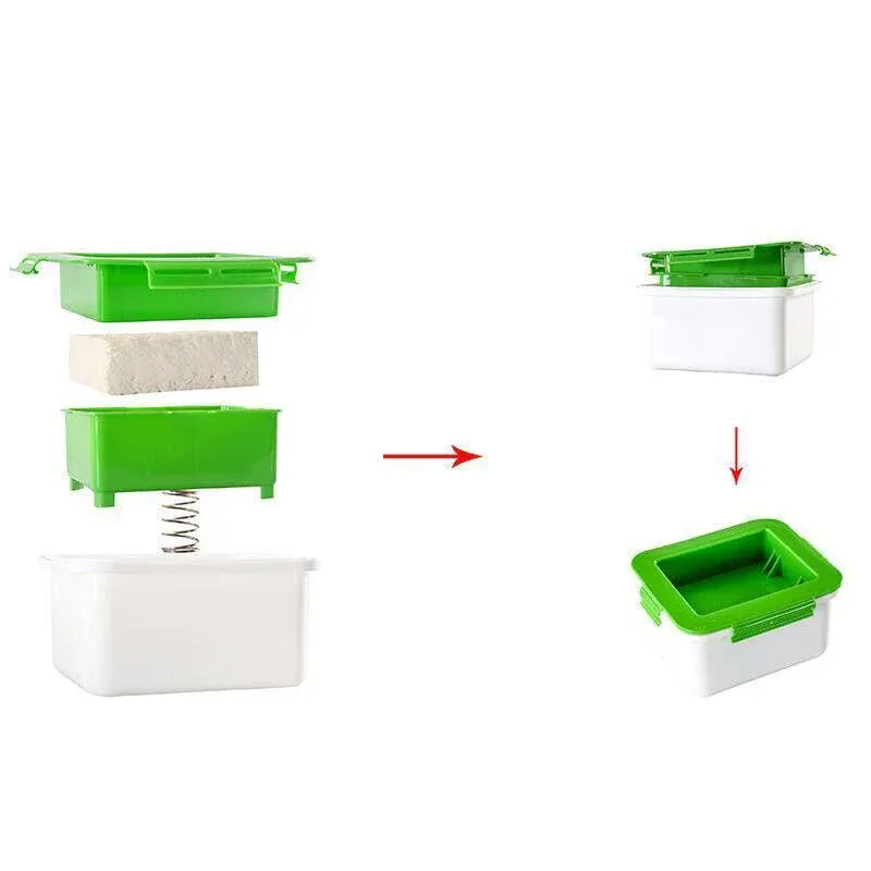 Simple Tofu Press/Marinating Dish, Removes Moisture From Tofu Automatically Au view 7