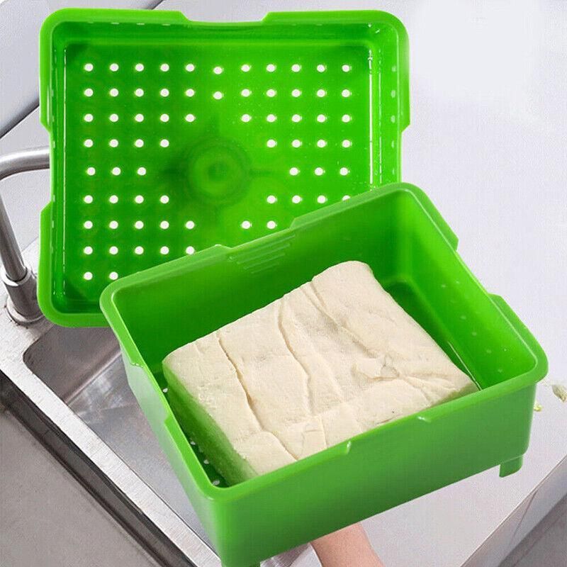 Simple Tofu Press/Marinating Dish, Removes Moisture From Tofu Automatically Au view 10