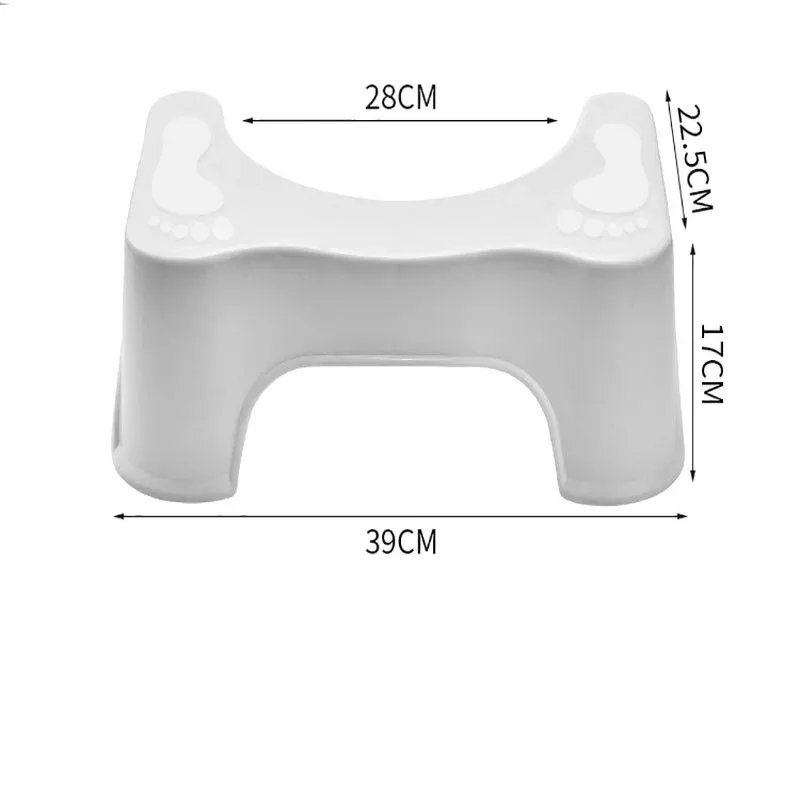 1X Sit And Squat Squatty Potty Stool Non-Slip Toilet Stools Healthy view 3